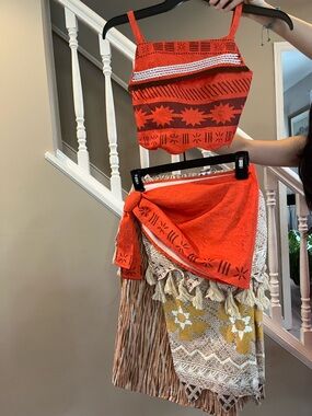 3 pieces Disney Moana costume set